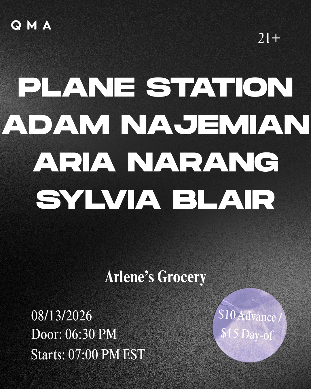 Plane Station, Adam Najemian, Aria Narang, Sylvia Blair